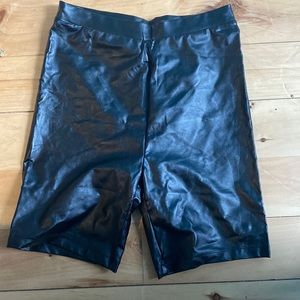 leather biker shorts. American eagle. never worn.